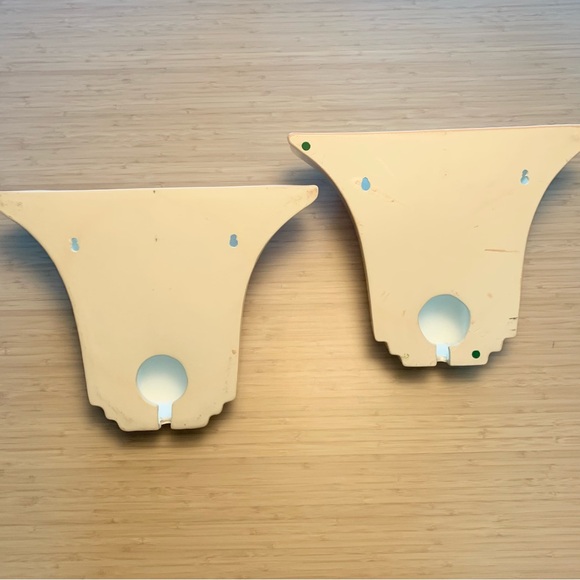 80s Pink Deco Wall Sconce Set of 2 - Picture 4 of 8